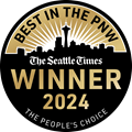Best in the PNW award badge