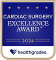 2024 Cardiac Surgery Excellence Award badge