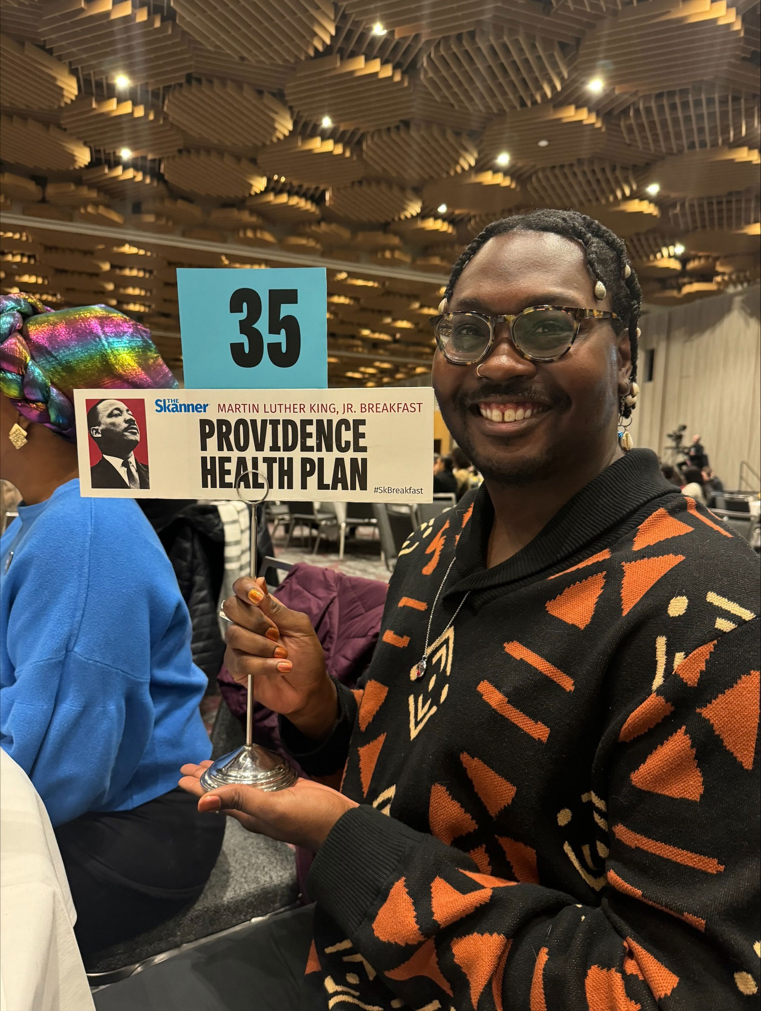 Ronald Harris en un evento de Providence Health Plan