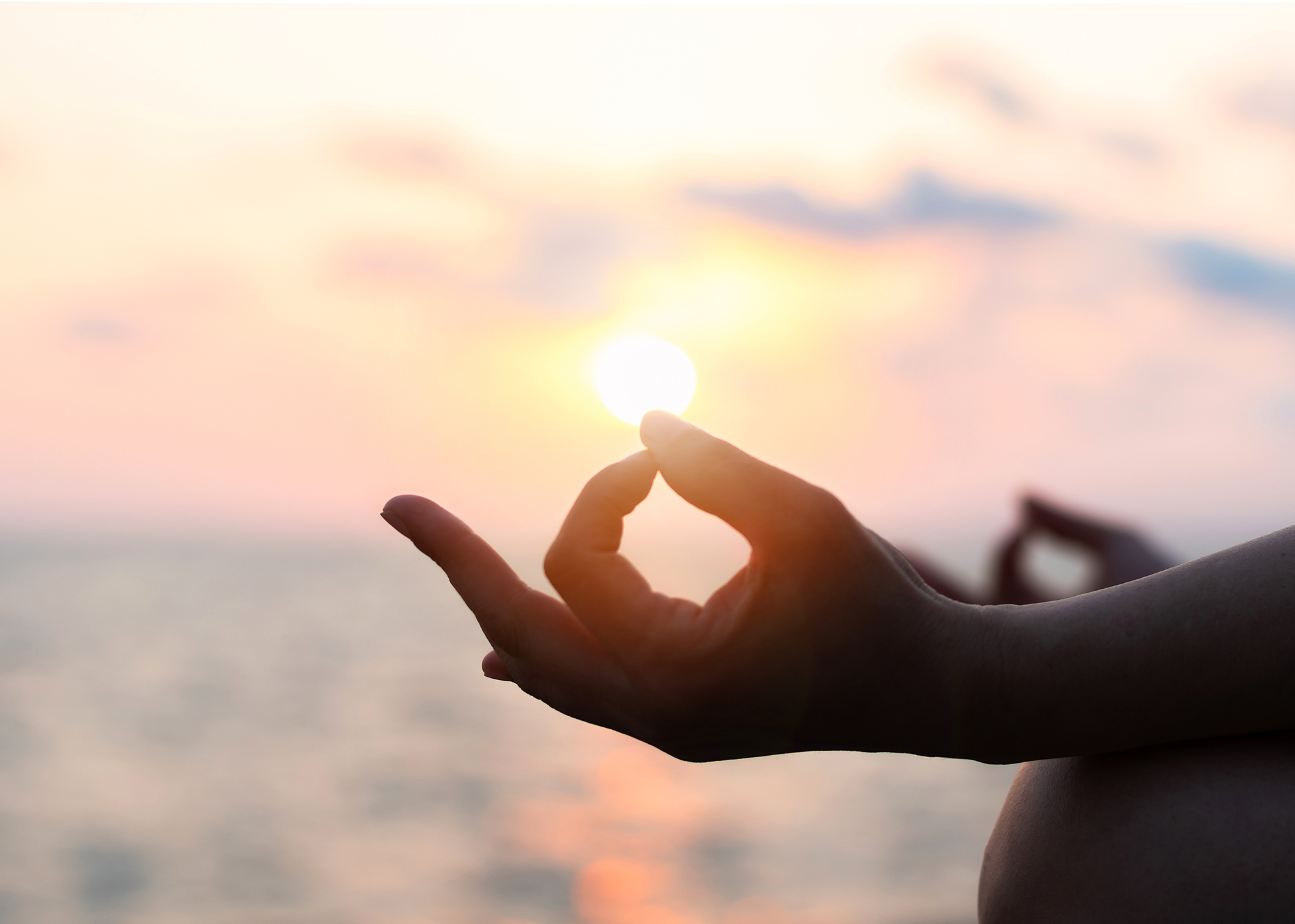 yoga al atardecer